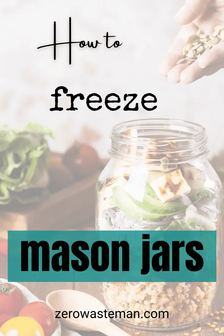 how to freeze mason jars