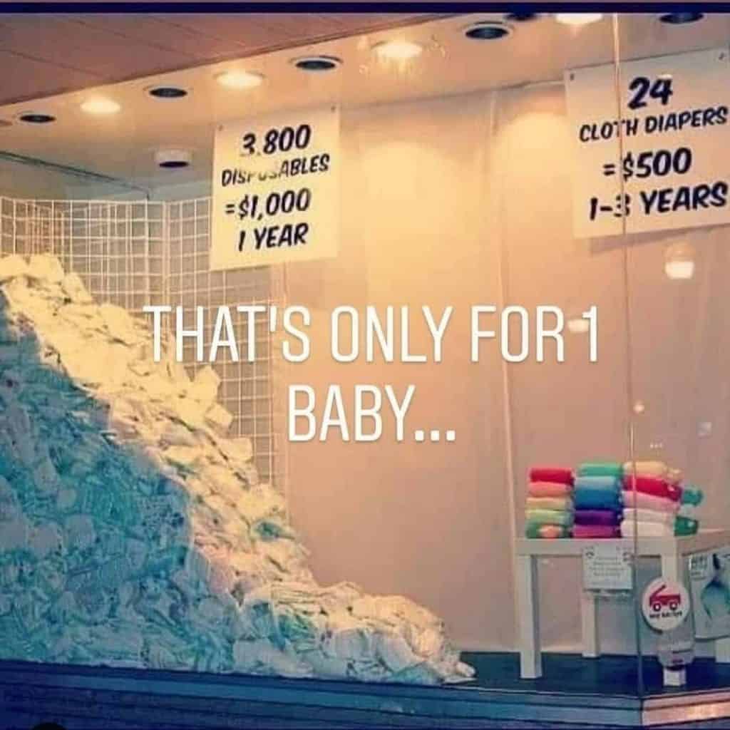 pile of diapers