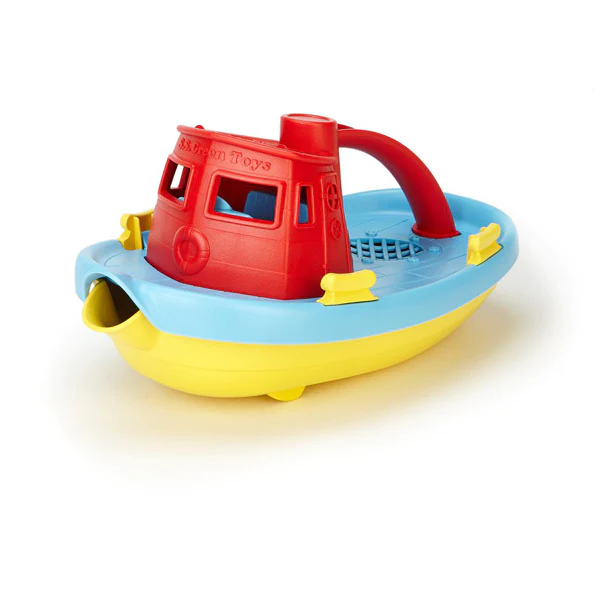 green toys tugboat bath toy